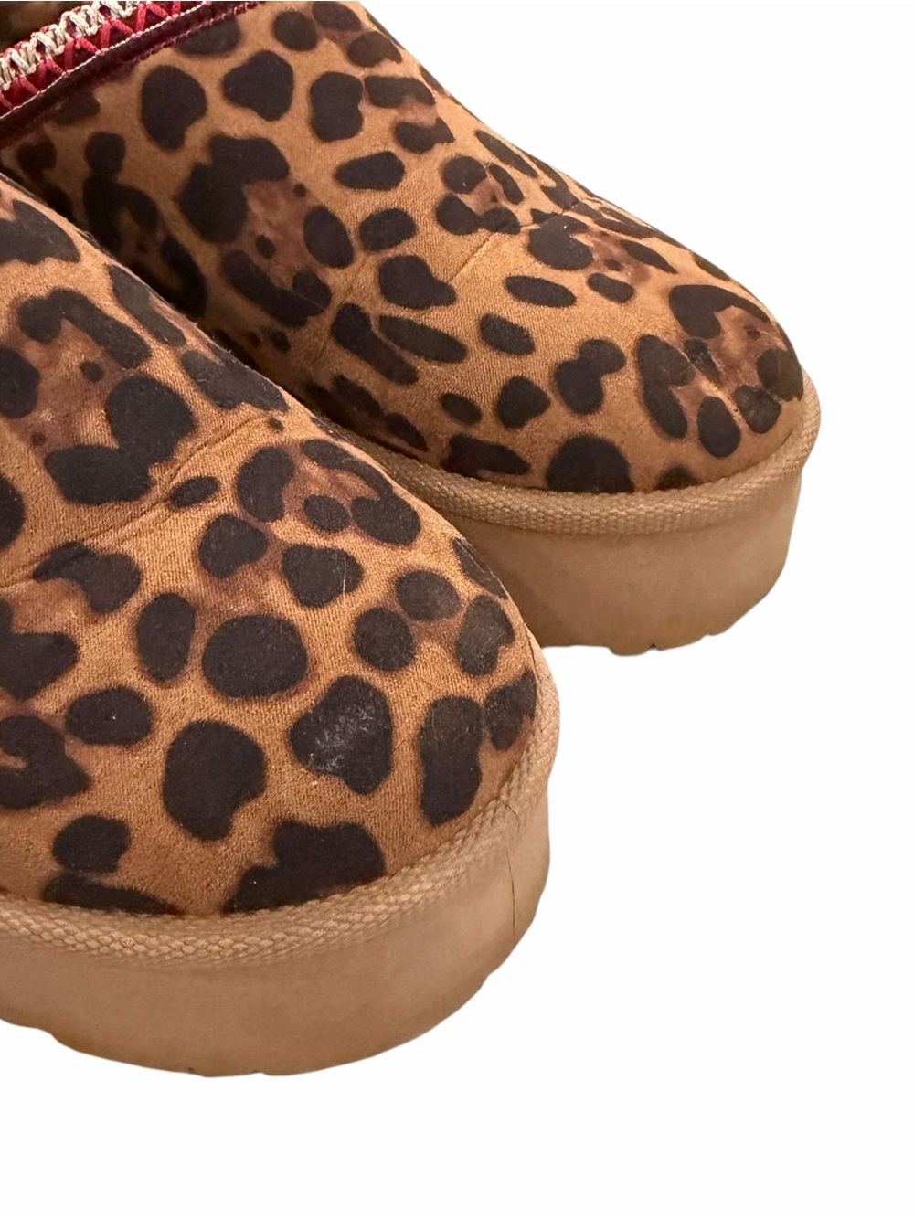 Nanette Lepore Women’s 9.5 Leopard Print Slip On Platform Clog Slipper Shoe S5 - Picture 3 of 8